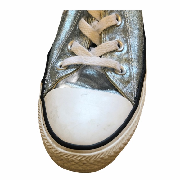 Metallic Blue Converse - Picture 3 of 5